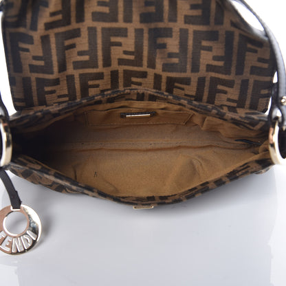 Fendi Zucca Small Chef Shoulder Bag Tobacco 7 of 9