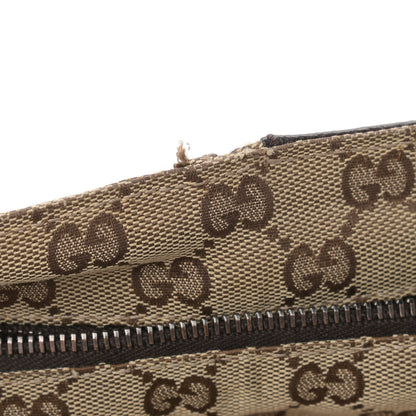 Gucci GG Monogram Double Pocket Belt Bag Dark Brown 9 of 11