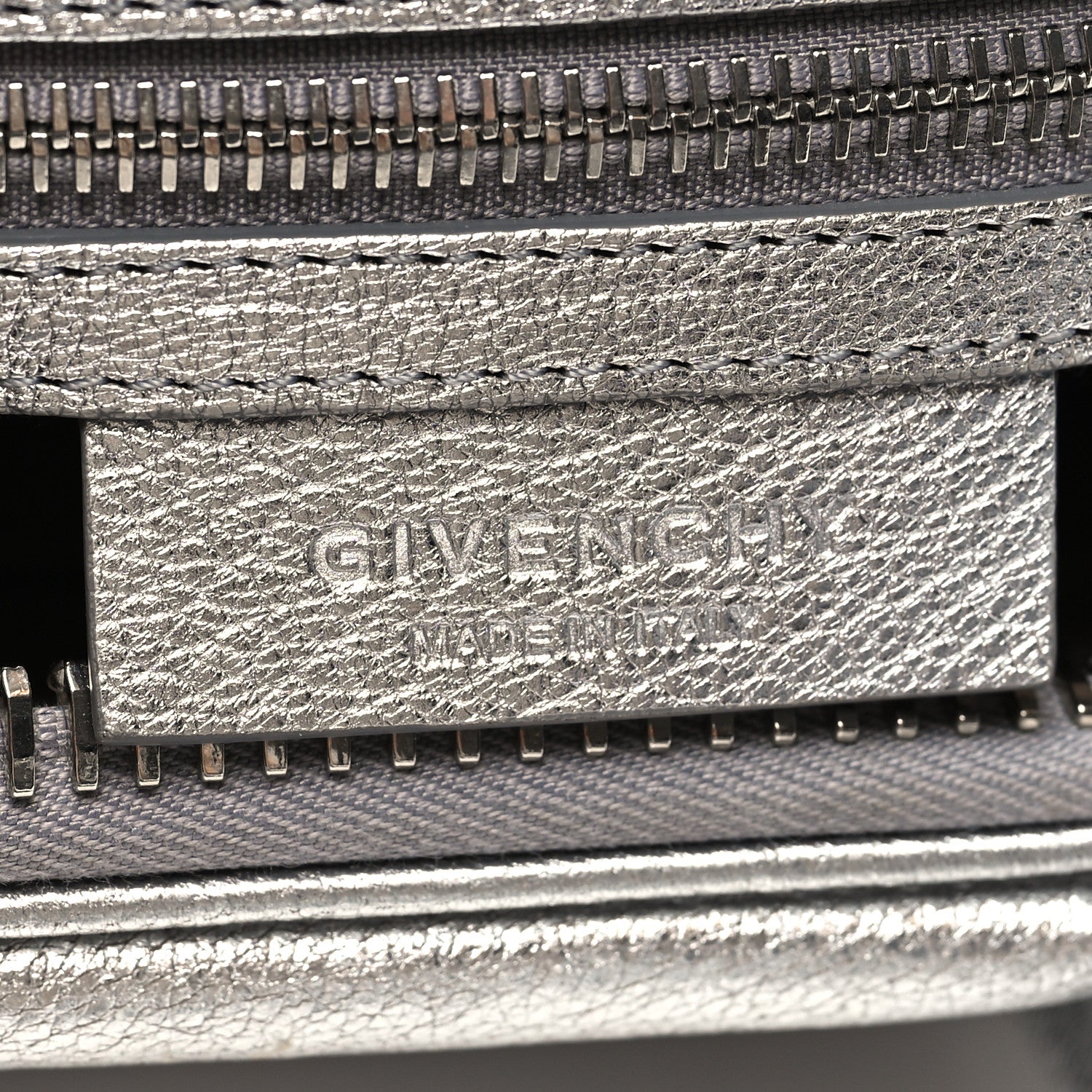 Givenchy Metallic Sugar Goatskin Small Antigona Silver 6 of 11