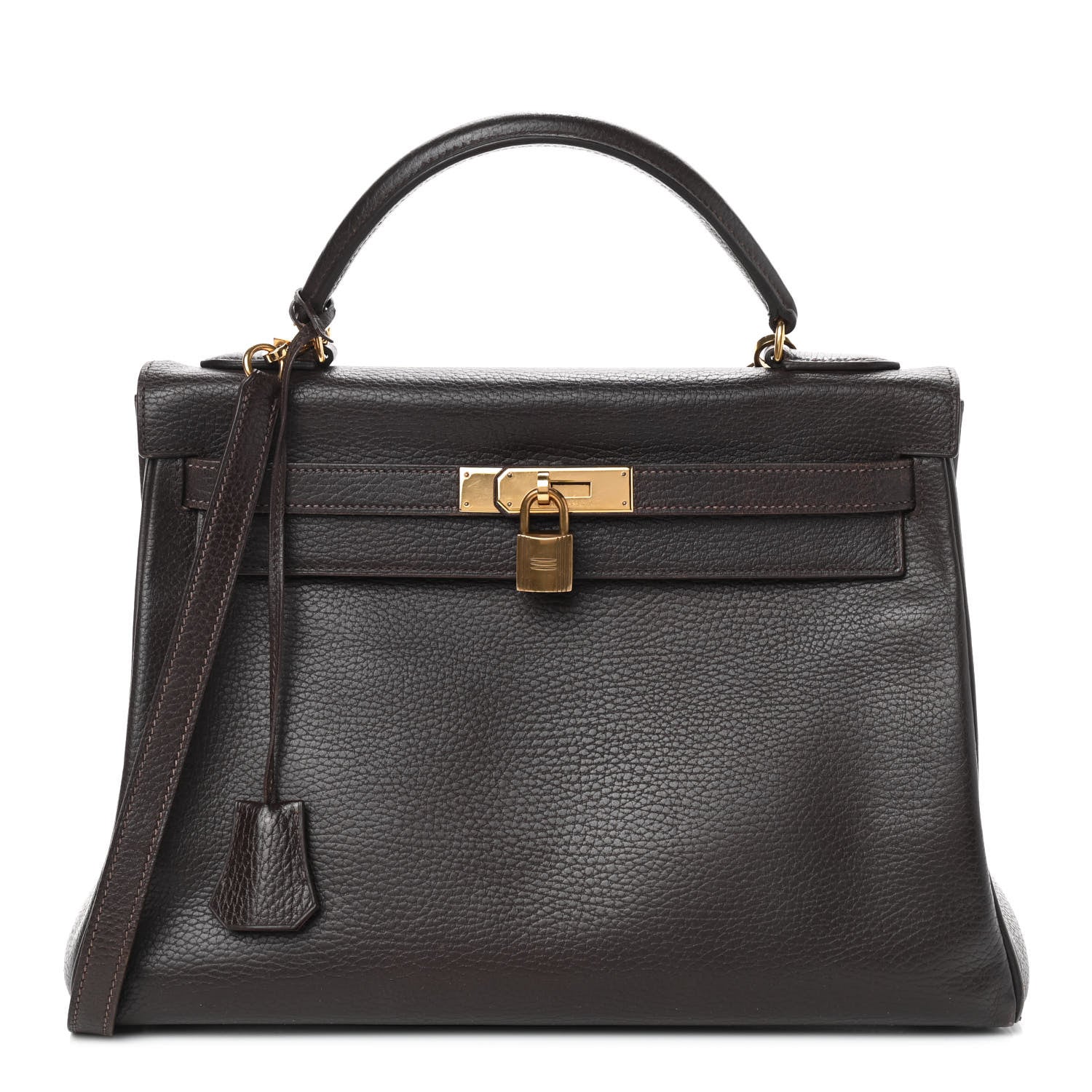 Hermes Ardennes Kelly Retourne 32 Chocolate 1 of 16