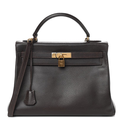 Hermes Ardennes Kelly Retourne 32 Chocolate 1 of 16