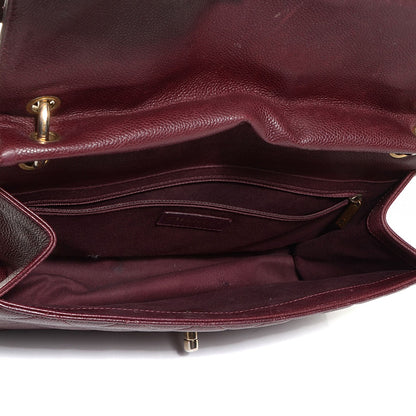 Chanel Caviar Quilted Large Retro Class Flap Burgundy 5 of 8