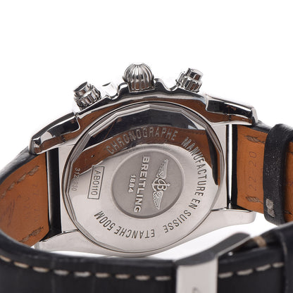 Breitling Stainless Steel Calfskin 44mm Chronomat 44 Flying Fish Automatic Watch Black AB011010 3 of 6