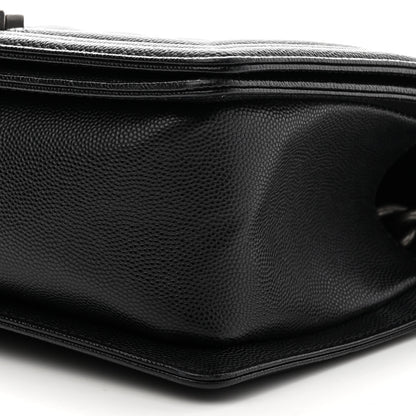 Chanel Caviar Quilted Medium Boy Flap Black 10 of 11