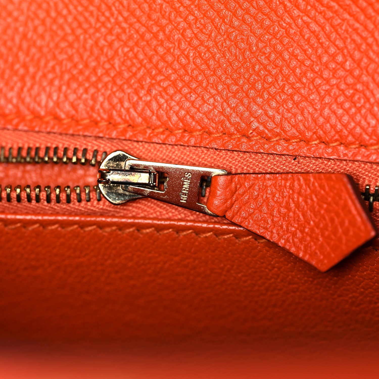 Hermes Epsom Kelly Sellier 28 Orange Poppy 19 of 42