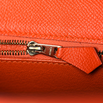 Hermes Epsom Kelly Sellier 28 Orange Poppy 19 of 42