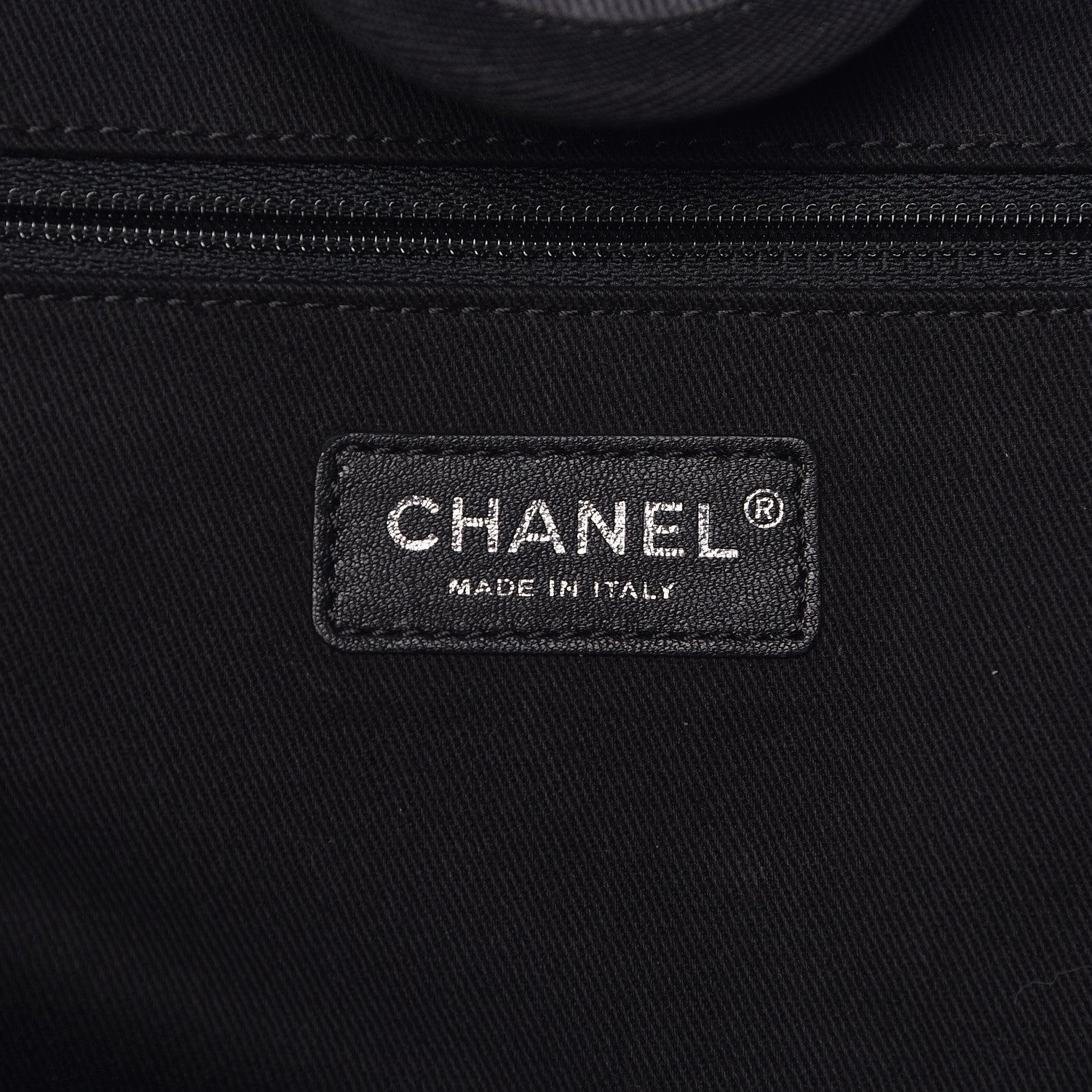 Chanel Canvas Sequin Large Deauville Tote Charcoal 7 of 11