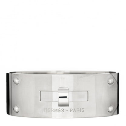 Hermes Sterling Silver Kelly MM Bracelet ST 1 of 4
