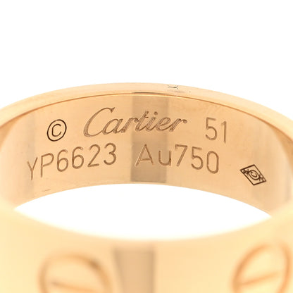 Cartier 18K Yellow Gold 5.5mm LOVE Ring 51 5.75 4 of 5