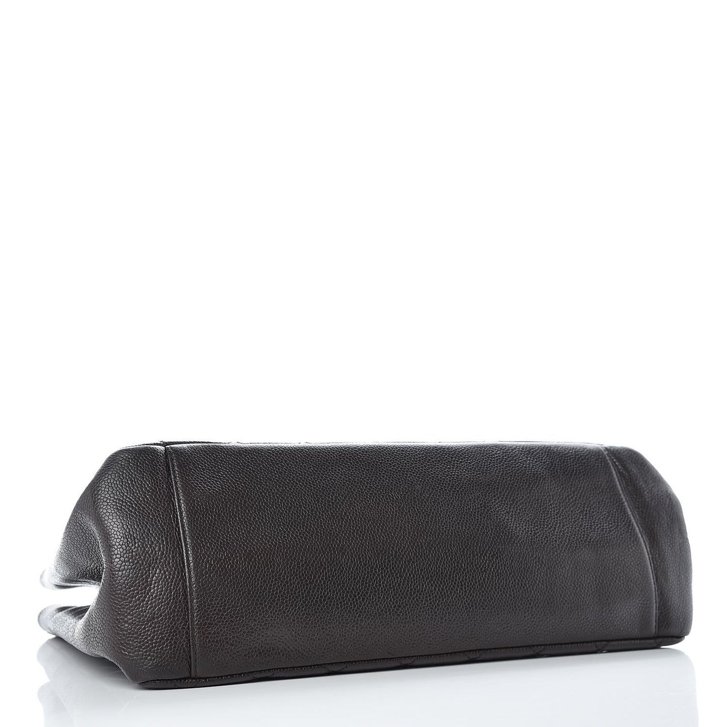 Caviar Quilted Grand Shopping Tote GST Dark Brown
