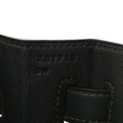 Hermes Swift Toile Riga Lakis Kelly 35 Vert Anglais 7 of 11