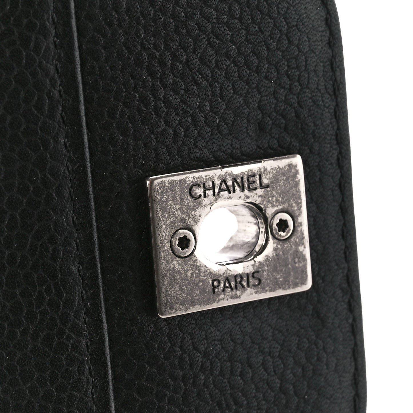Caviar All About Flap Bag Black