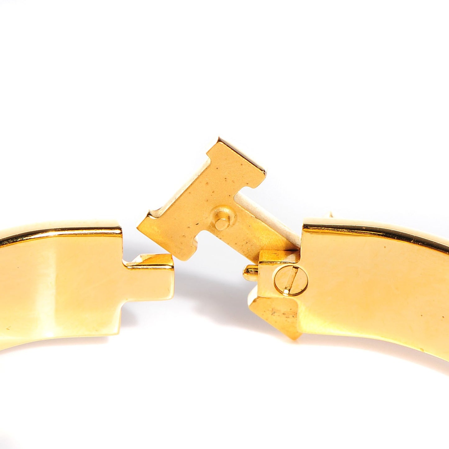 Enamel Narrow Clic Clac H Bracelet Orange