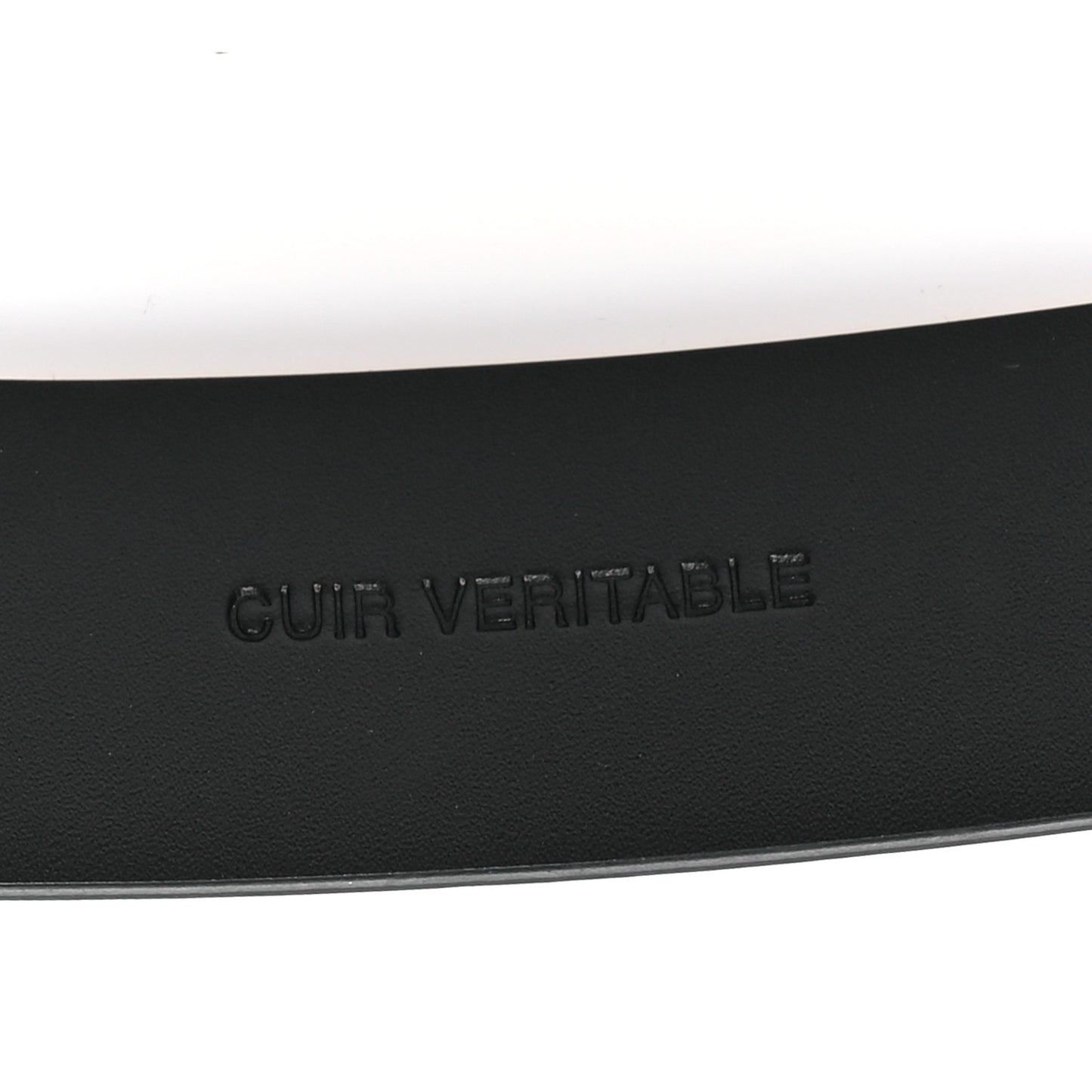 Calfskin Metal Enamel CC Belt 75 30 Black Golden