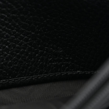 Gucci Dollar Calfskin GG Supreme Monogram GG Marmont Continental Wallet Black Beige Ebony 6 of 9