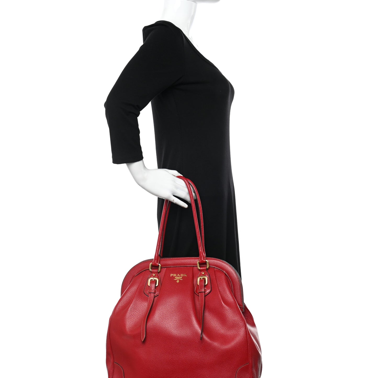 Large Frame Satchel Red