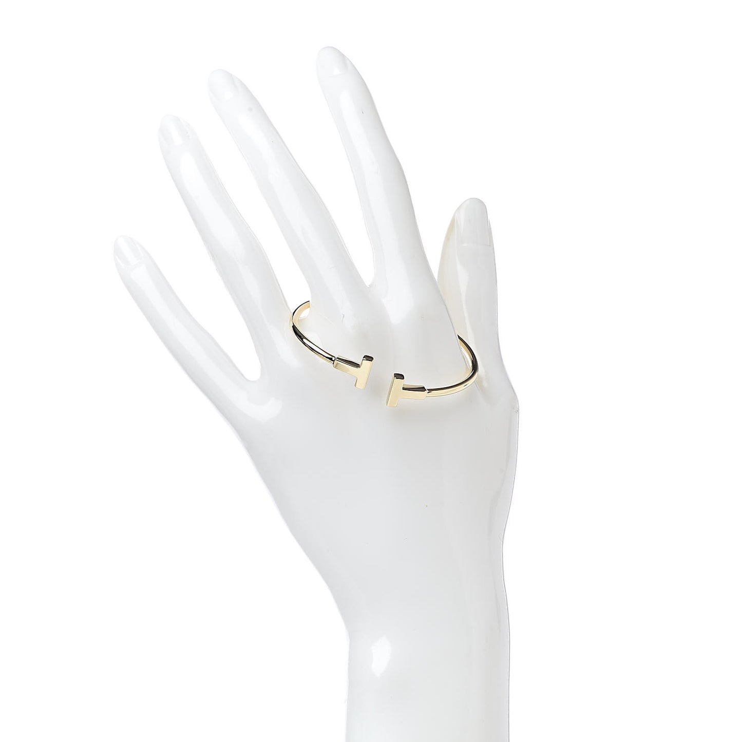 18K Yellow Gold T Wire Bracelet