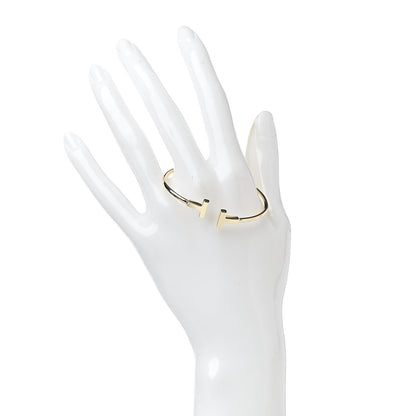 Tiffany 18K Yellow Gold T Wire Bracelet 2 of 5