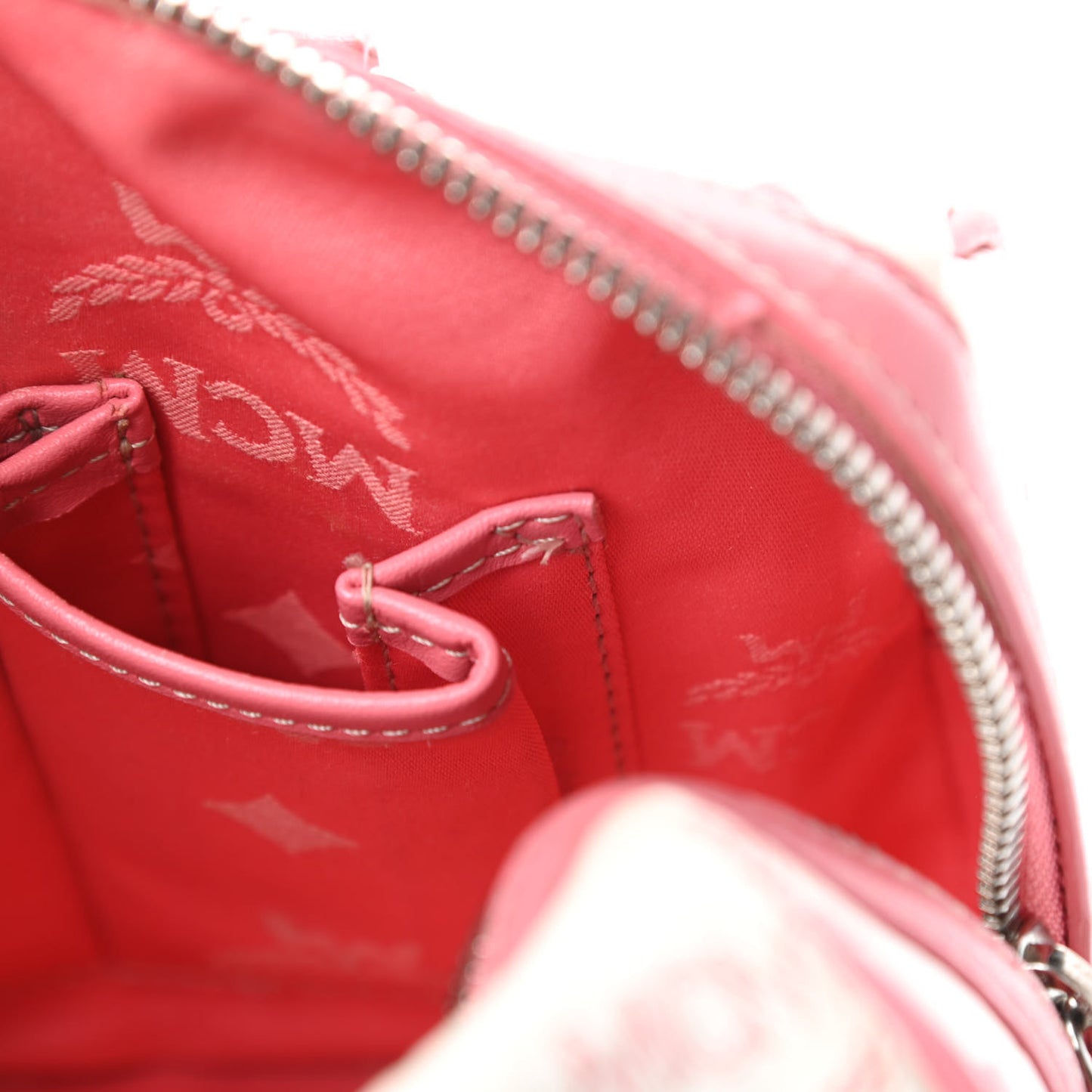 Visetos Small Boston Bag Pink White