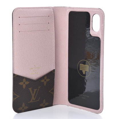 Louis Vuitton Monogram iPhone XS Max Folio Case Rose Ballerine 5 of 7
