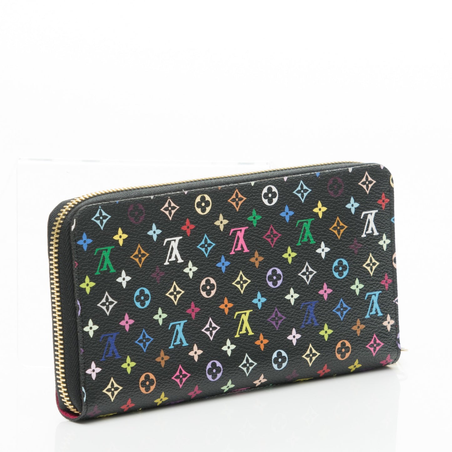 Monogram Multicolor Zippy Wallet Black Grenade