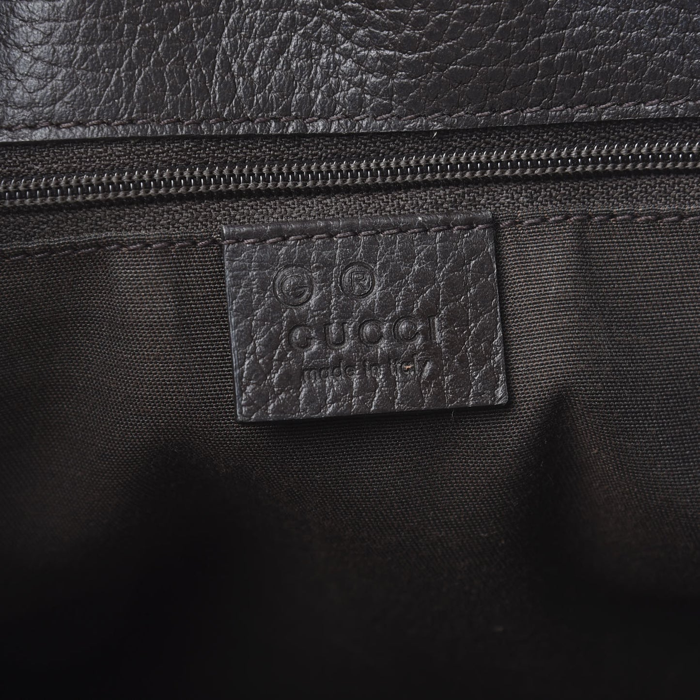 Crystal Monogram Gifford Shopping Tote Brown