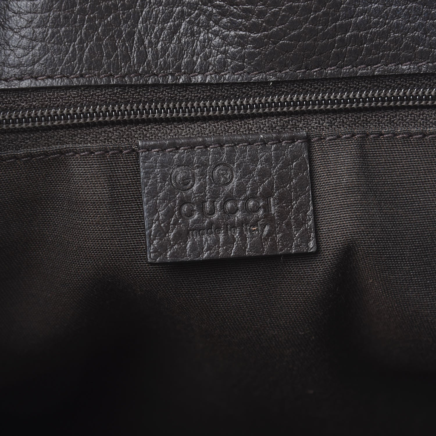 Gucci Crystal Monogram Gifford Shopping Tote Brown 6 of 10