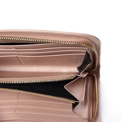Saint Laurent Calfskin Classic Zip Around Wallet Pink 17 of 18