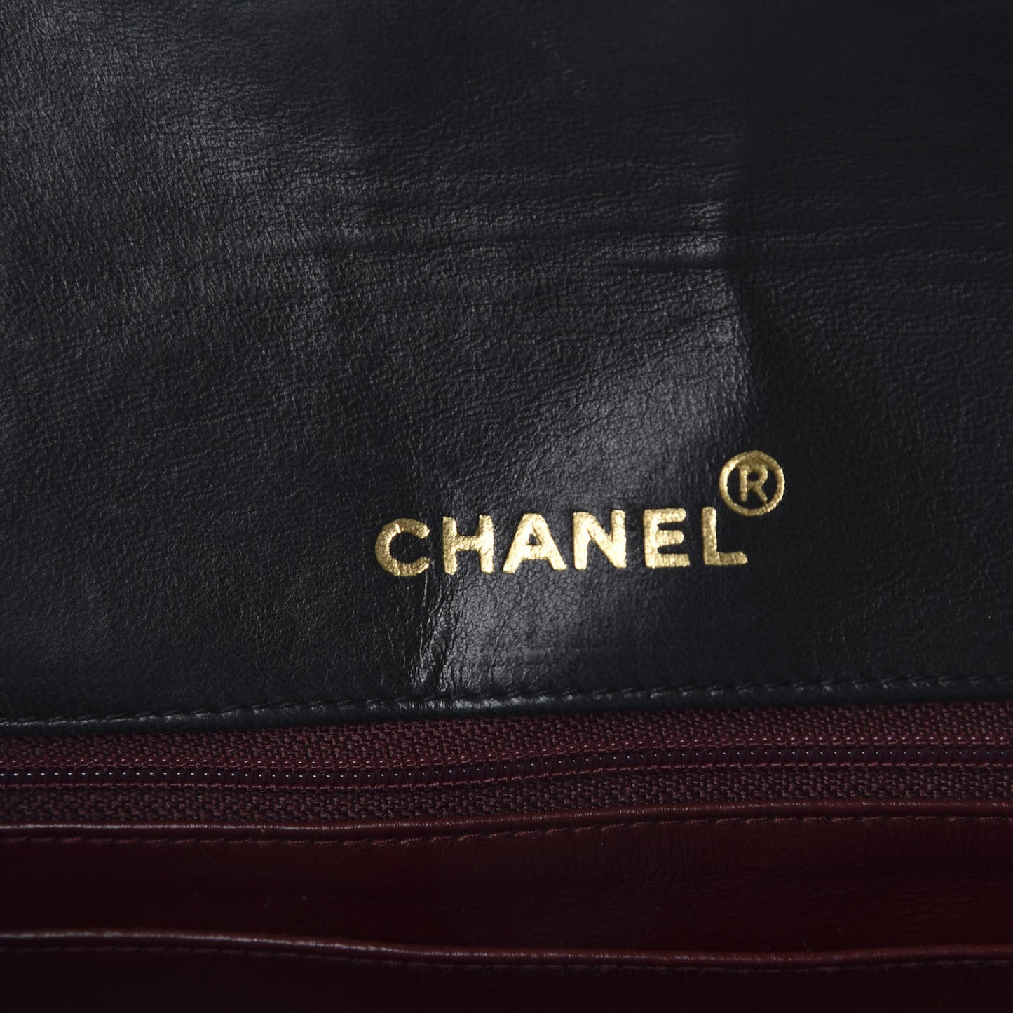 Lambskin Quilted Medium Single Flap Black