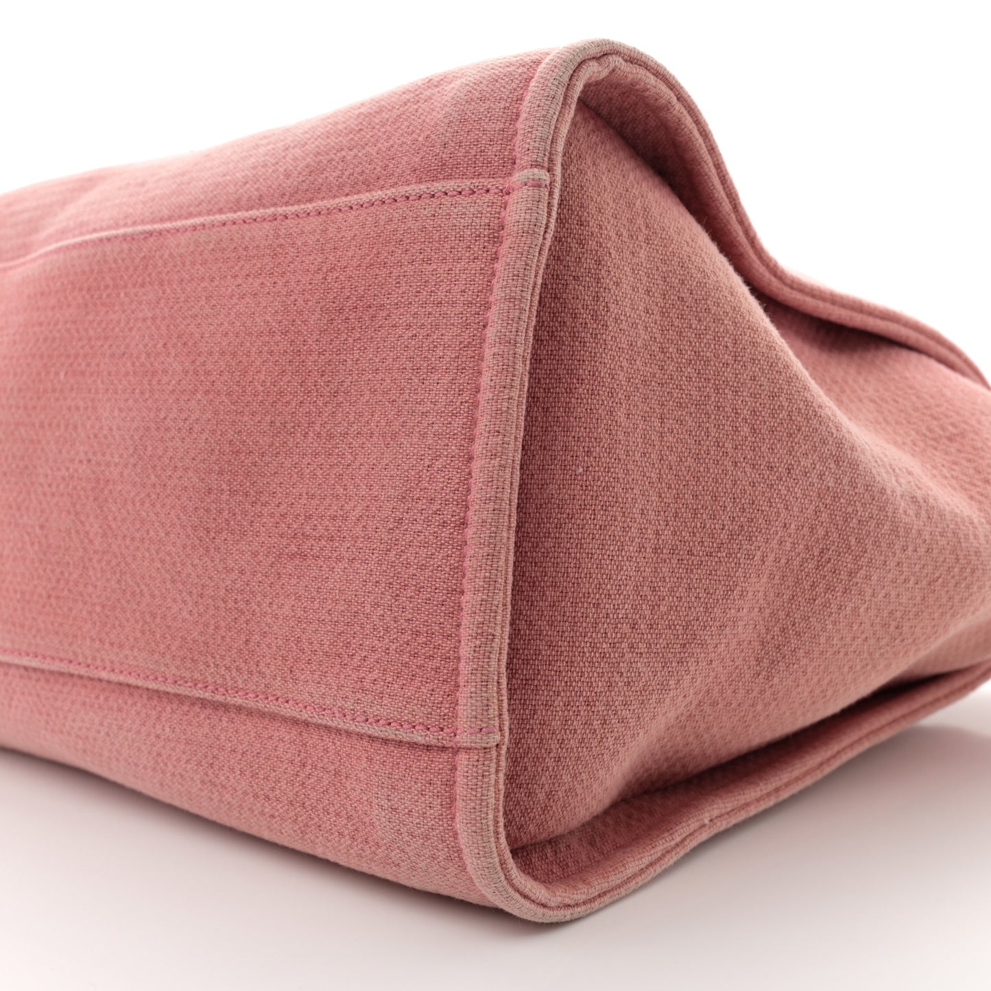 Canvas Medium Deauville Tote Red