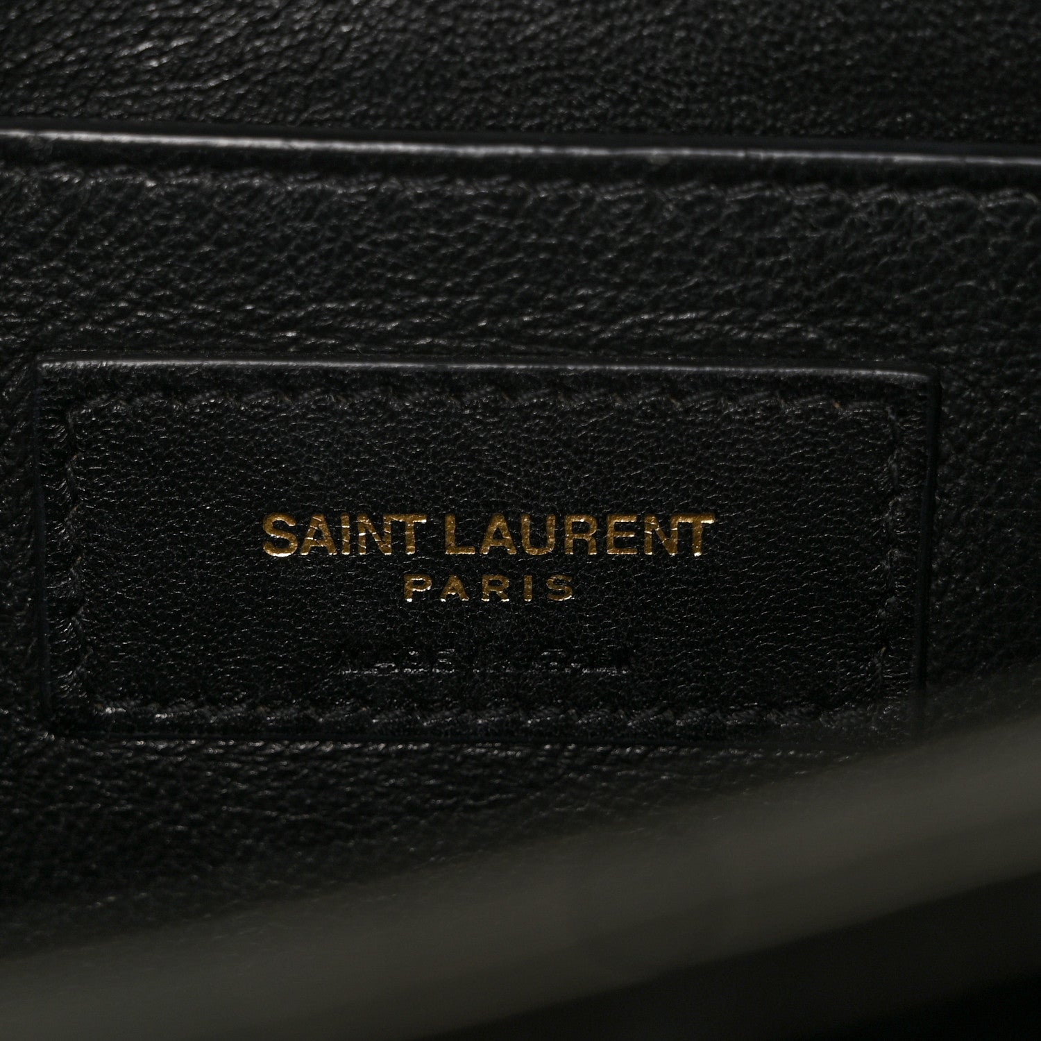 Saint Laurent Patent Matelasse Monogram Large Vicky Chain Bag Black 6 of 10