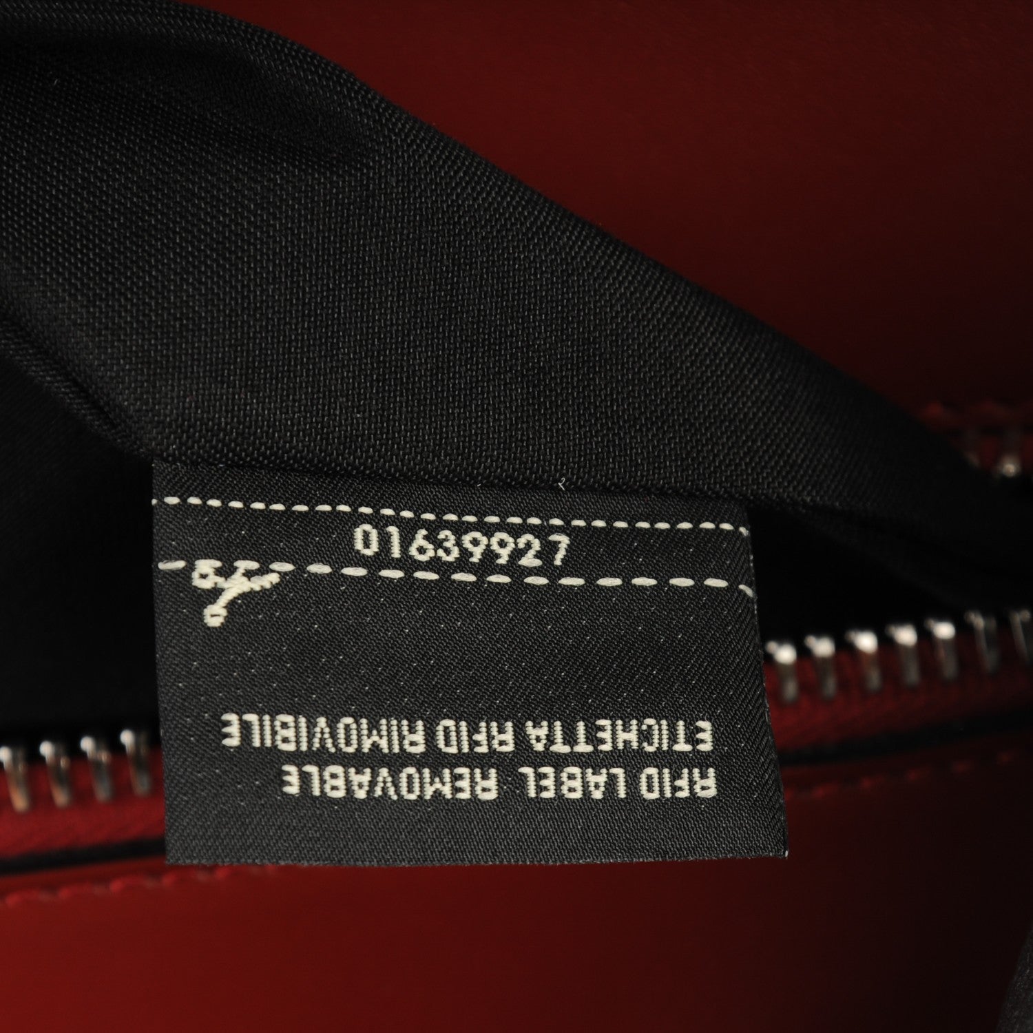 Fendi Cuoio Romano Selleria Vitello Zeus Large Mens Peekaboo Iconic Essential Satchel Black Rosso 8 of 8
