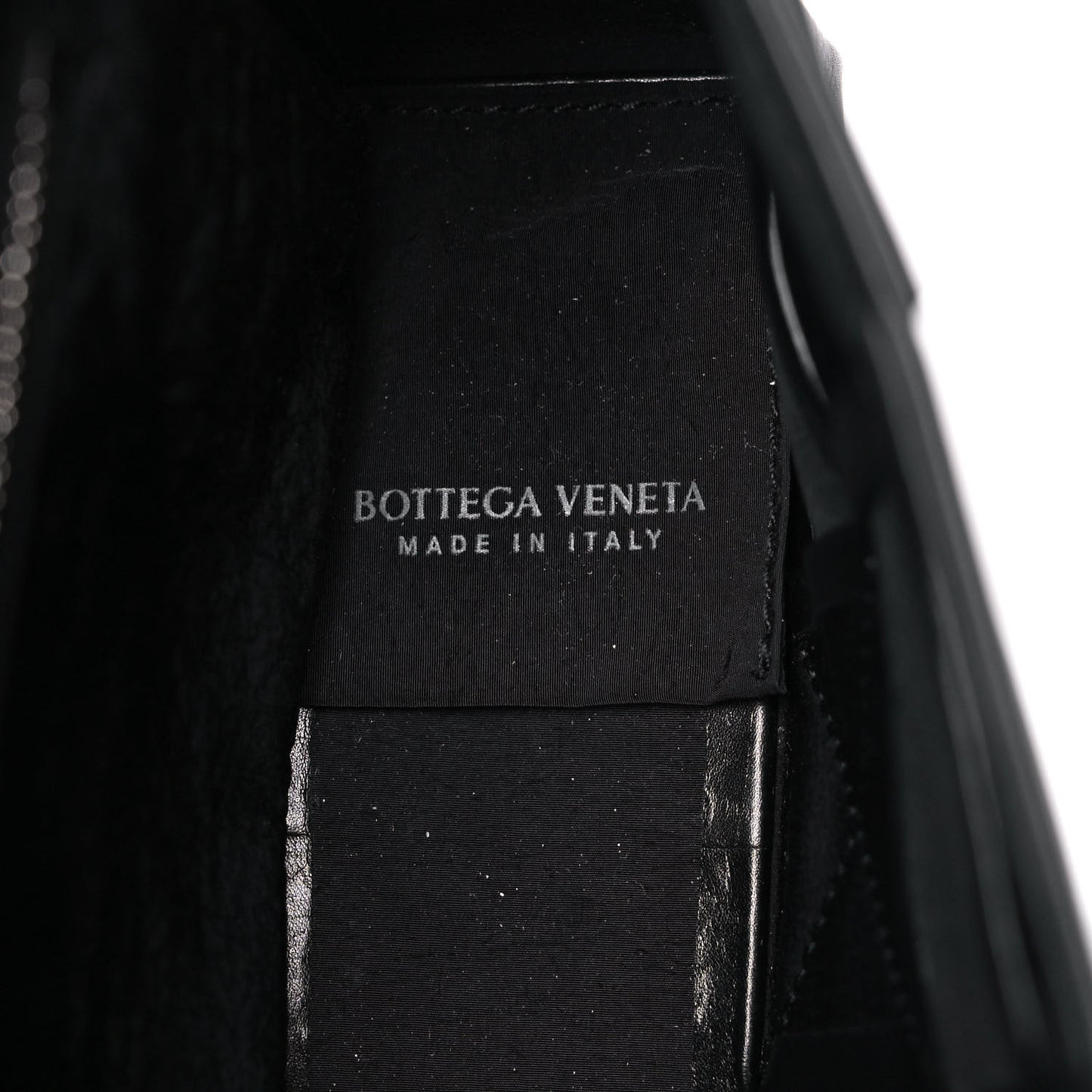 Paper Calfskin Maxi Intreccio Cassette Crossbody Bag Black