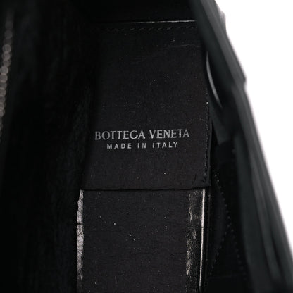 Bottega Veneta Paper Calfskin Maxi Intreccio Cassette Crossbody Bag Black 5 of 12