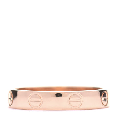 Cartier 18K Pink Gold 3.5mm LOVE Wedding Band Ring 53 6.5 3 of 4