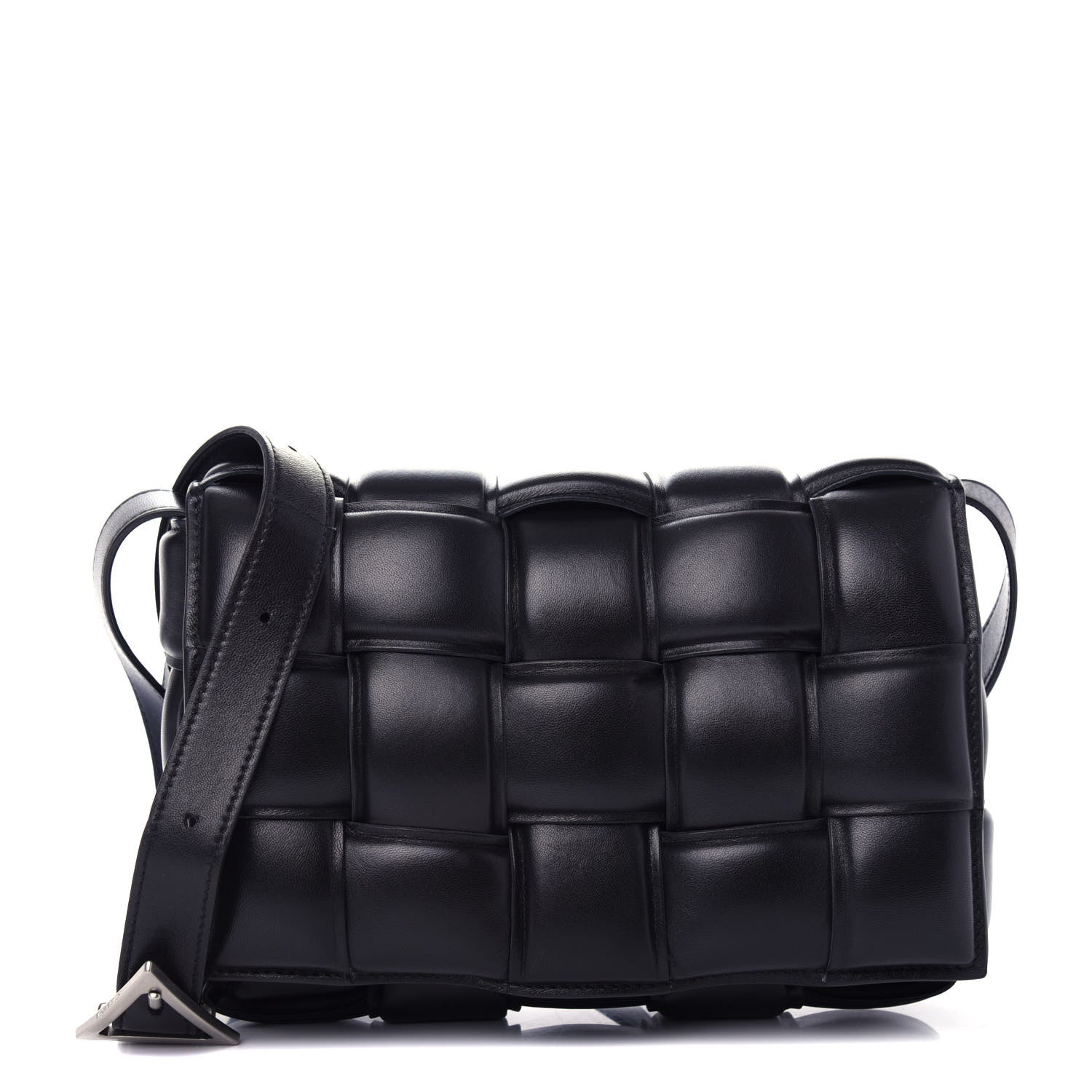 Bottega Veneta Nappa Maxi Intreccio Padded Cassette Crossbody Bag Black 1 of 11