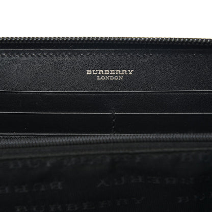 Burberry House Check Large Ziggy Zip Around Wallet Black 6 of 8