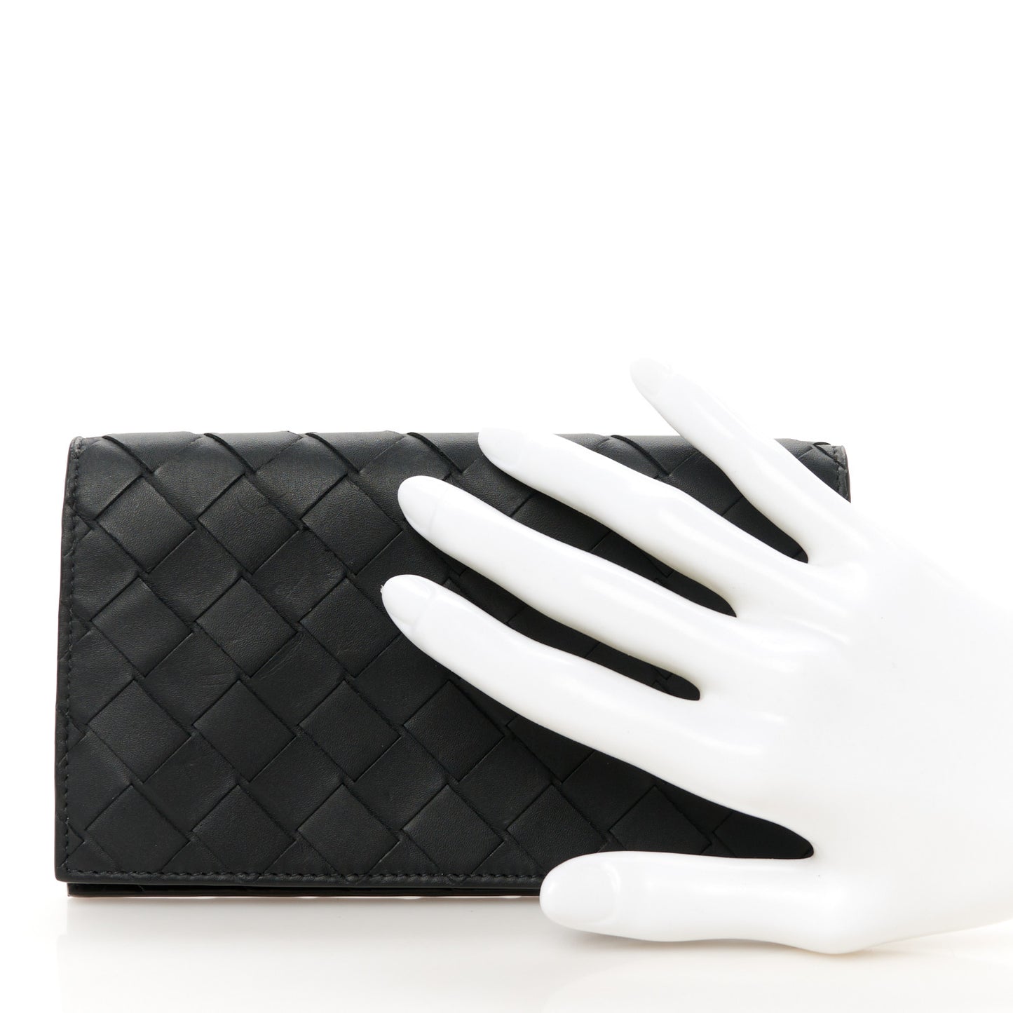 Nappa Intrecciato Sunglasses Case Black
