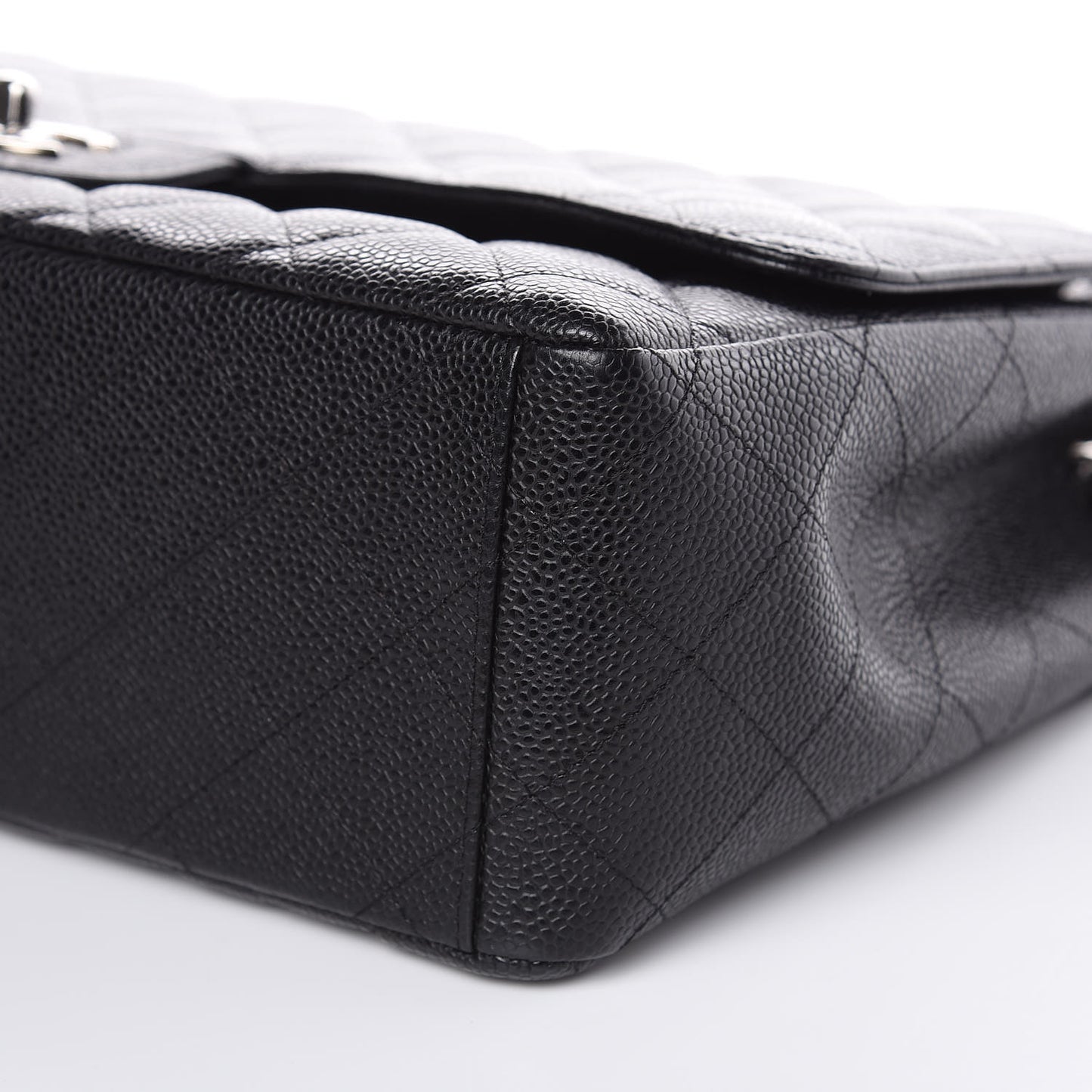 Caviar Quilted Maxi Single Flap Black