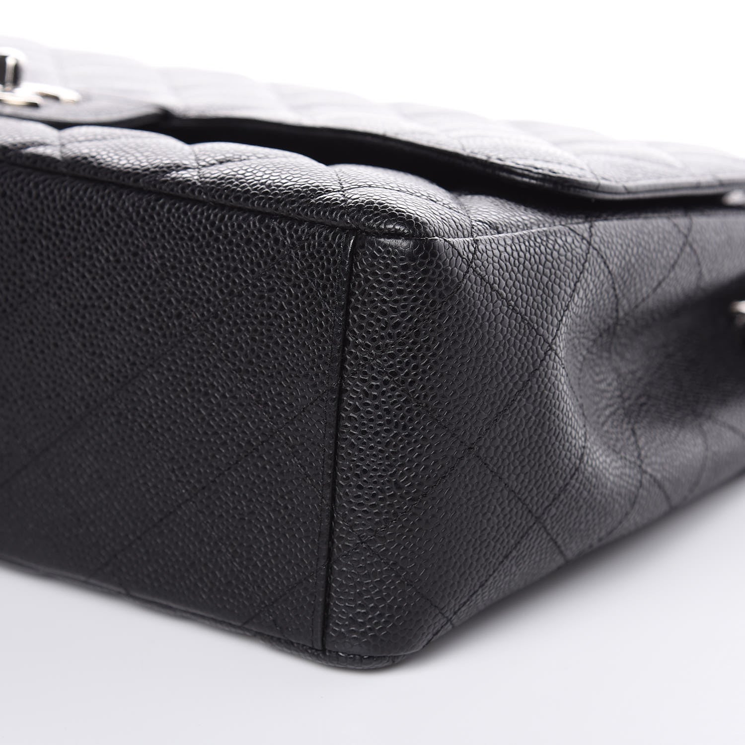 Chanel Caviar Quilted Maxi Single Flap Black 10 of 14