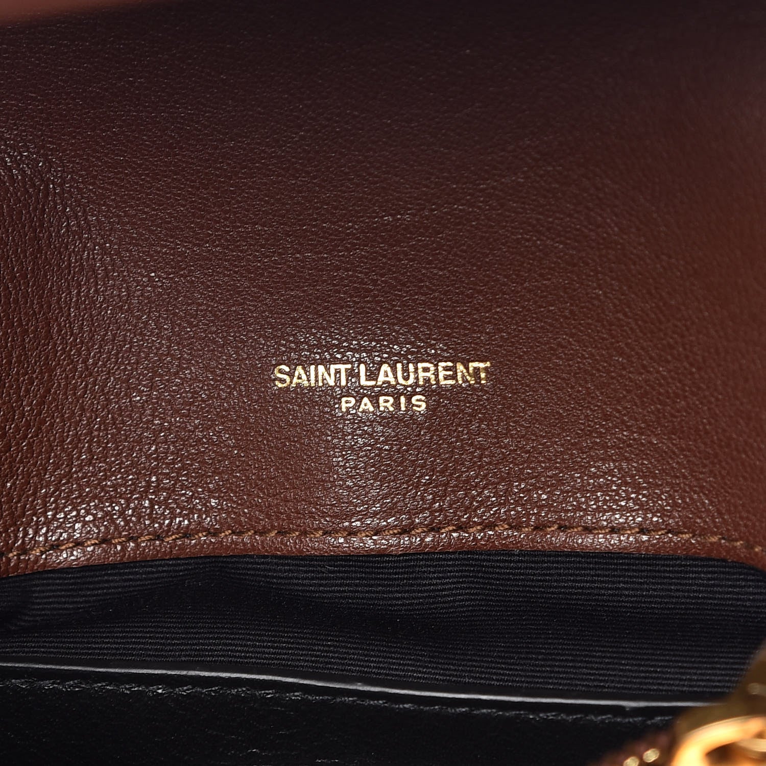 Saint Laurent Sheepskin Matelasse Medium College Monogram Bag Amber 6 of 11