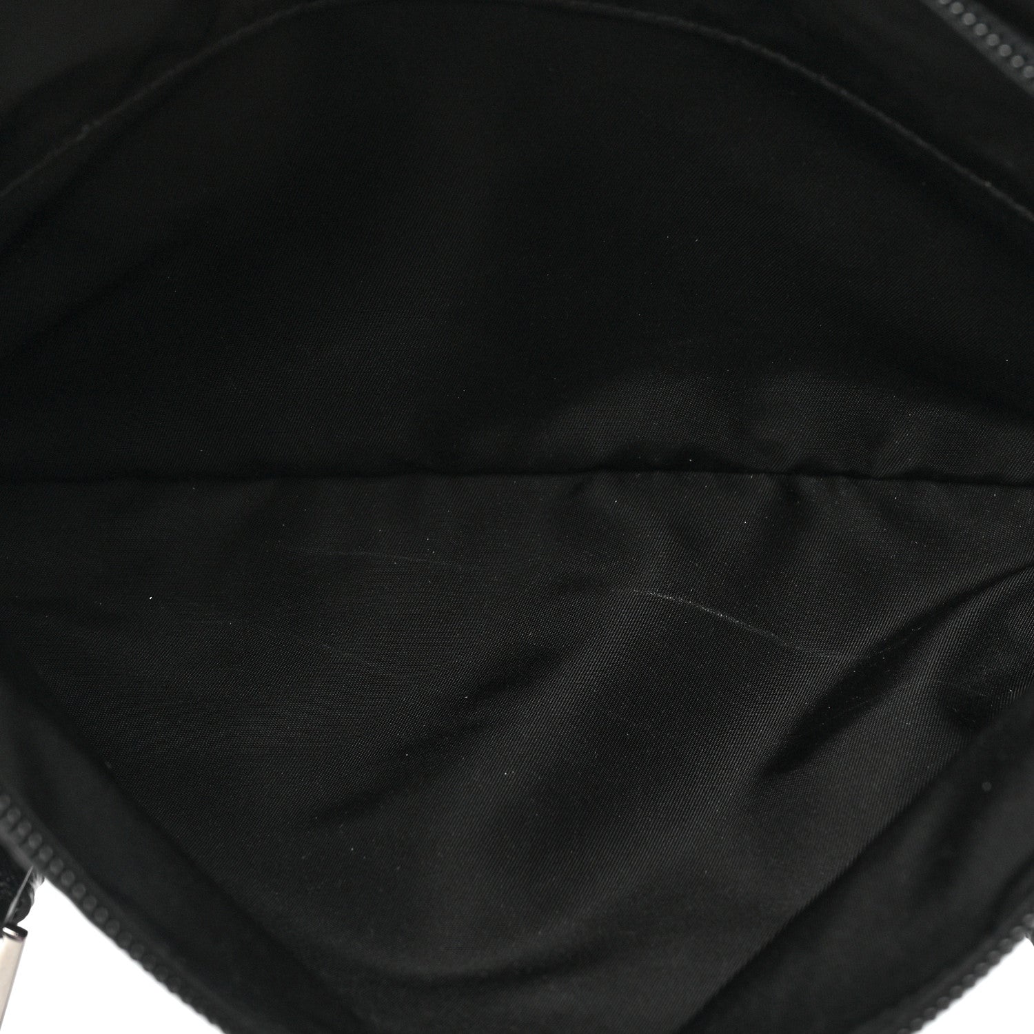 Prada Tessuto Nylon Saffiano Vela Messenger Bag Black 5 of 9