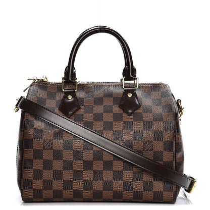 Louis Vuitton Damier Ebene Speedy Bandouliere 25 1 of 10