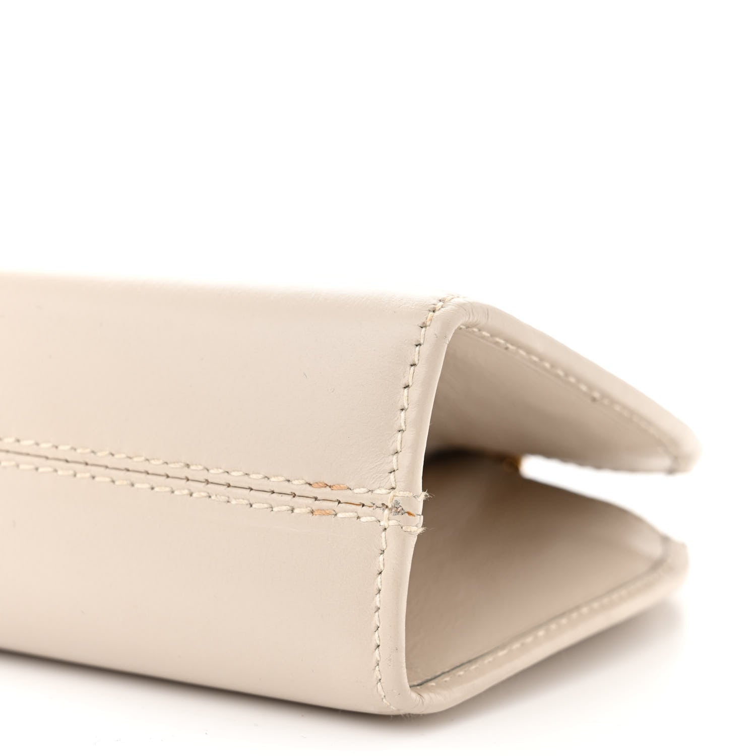 Salvatore Ferragamo Calfskin Gancini Mini Chain Crossbody Ivory 9 of 11
