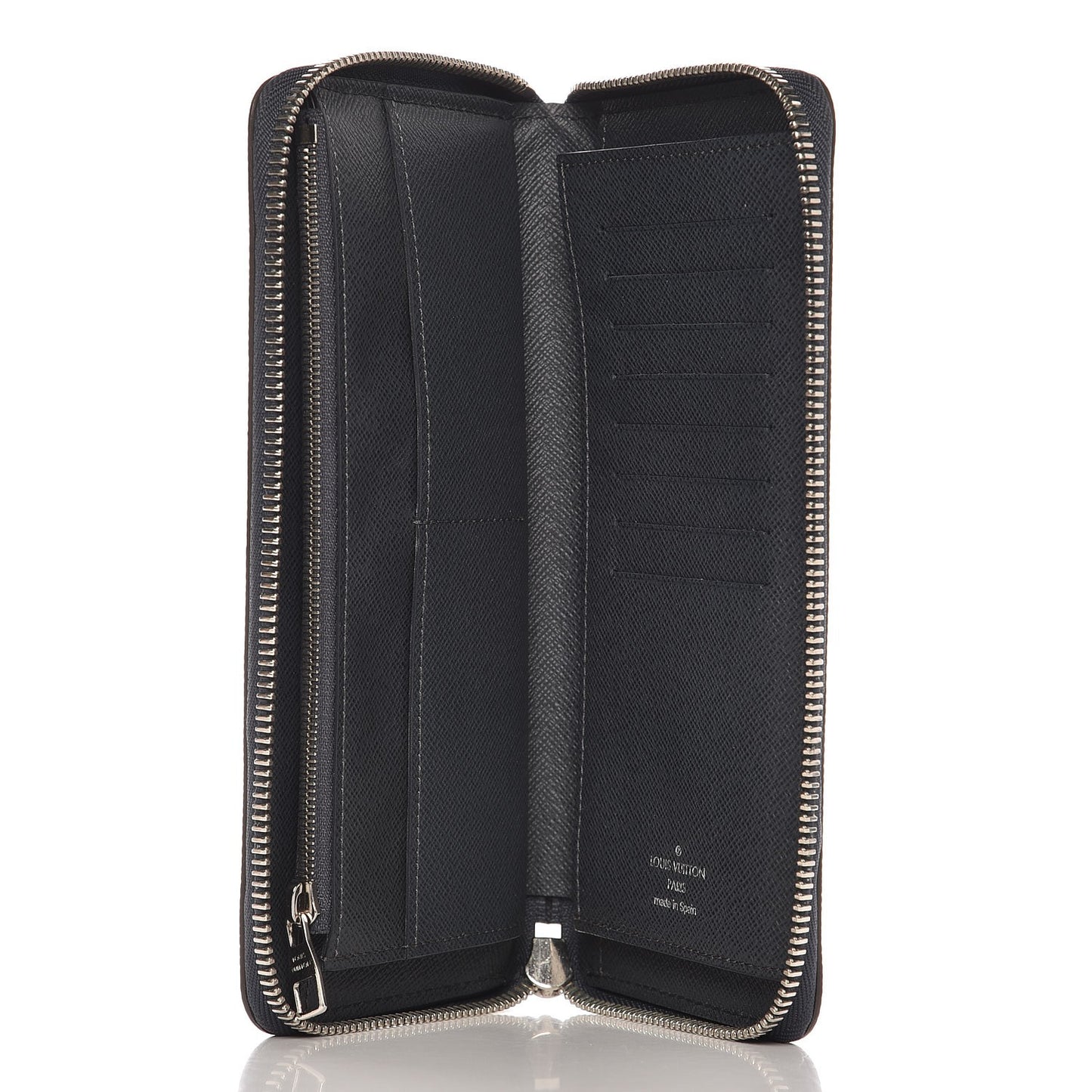Epi Zippy Veritcal Wallet Blue Marine