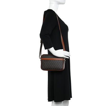 Saint Laurent Canvas Smooth Calfskin Le Monogramme Camera Bag Chestnut 2 of 11