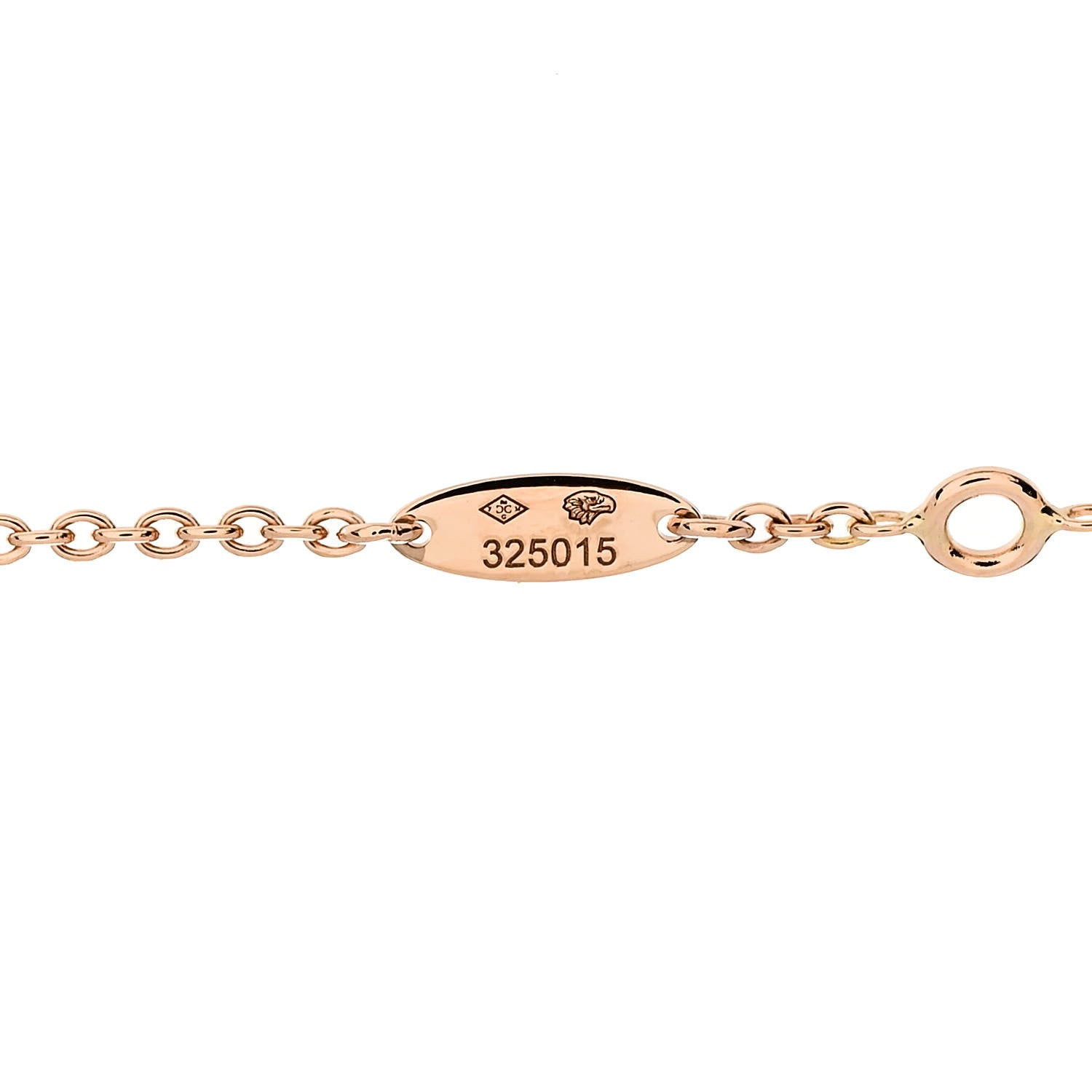 Christian Dior 18K Rose Gold Pave Diamond Rose Des Vents Bracelet 4 of 5