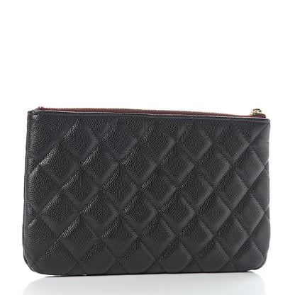Chanel Caviar Quilted Small Pouch Black 3 of 8
