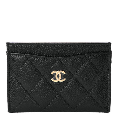 Chanel Caviar Quilted Card Holder Black 1 of 10