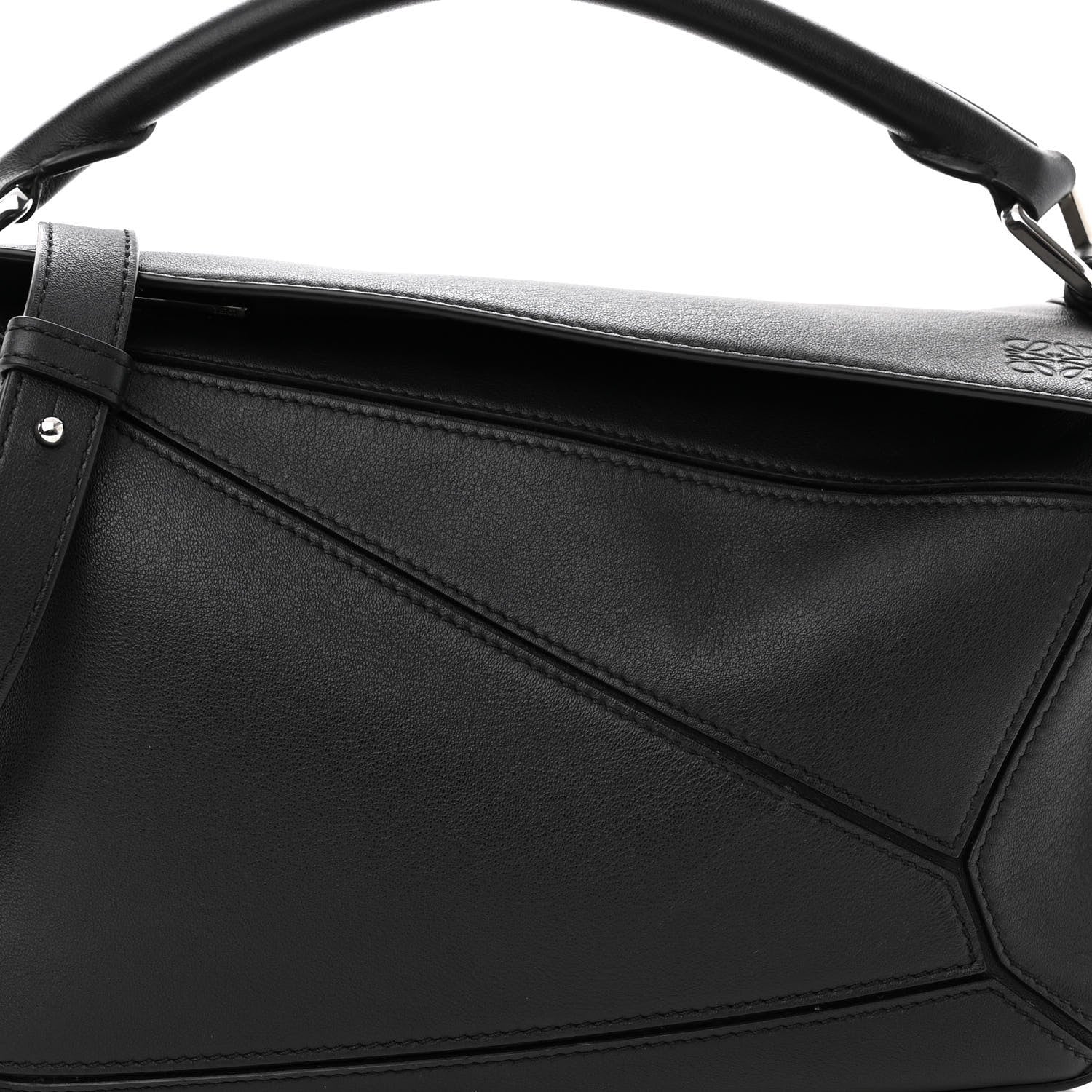 Loewe Calfskin Small Puzzle Bag Black 7 of 9